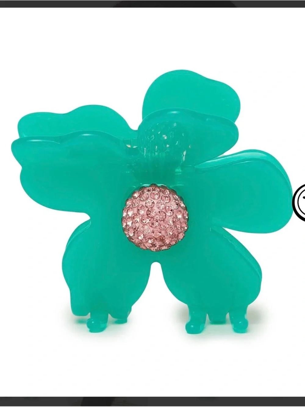 Turquoise Sea Lily Claw Clip
